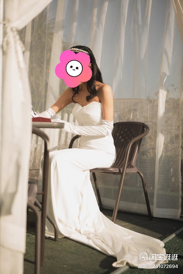 マーメイド　ウェディングドレス　結婚式　オーダーサイズ