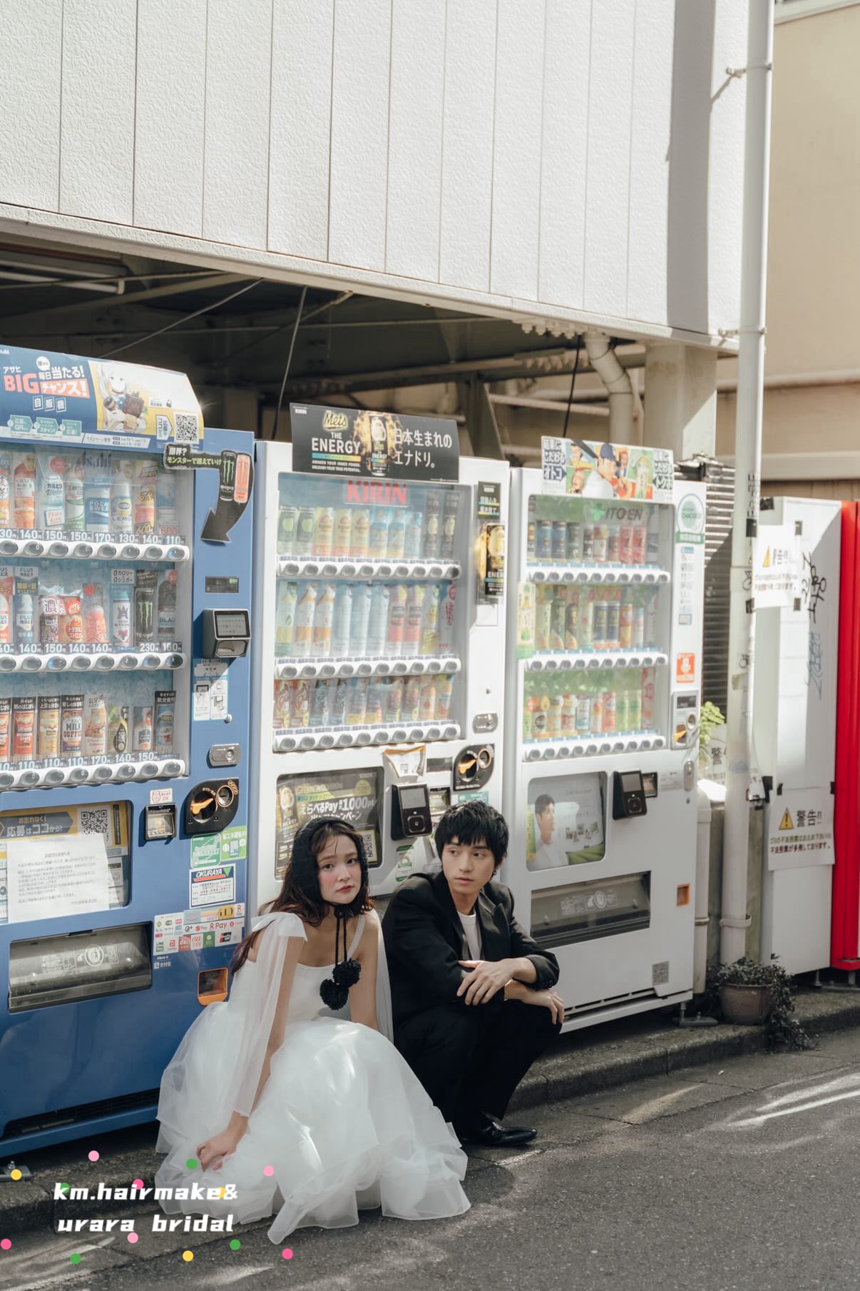 【@km.hairmakeコラボ】ふんわりチュールAラインドレス｜肩リボン