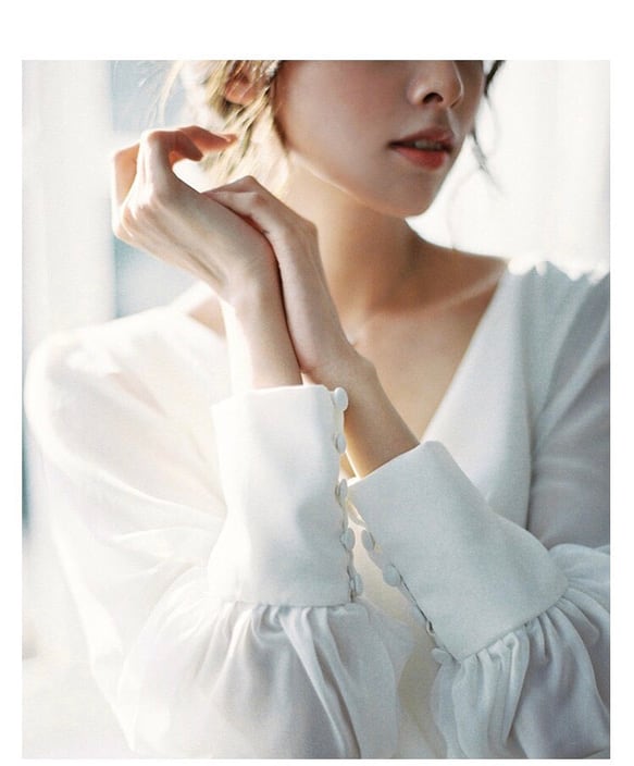 ウェディングドレス ロングドレス 長袖 Aラインドレス パーティードレス 結婚式